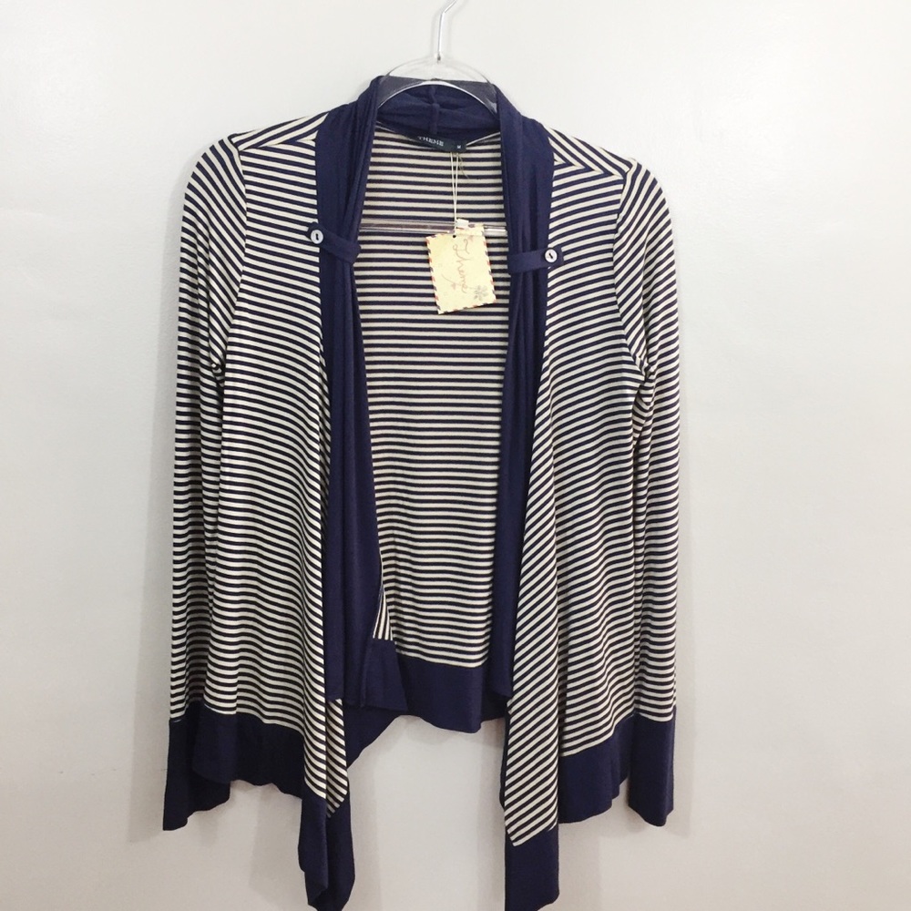 Theme Drape Front Jacket